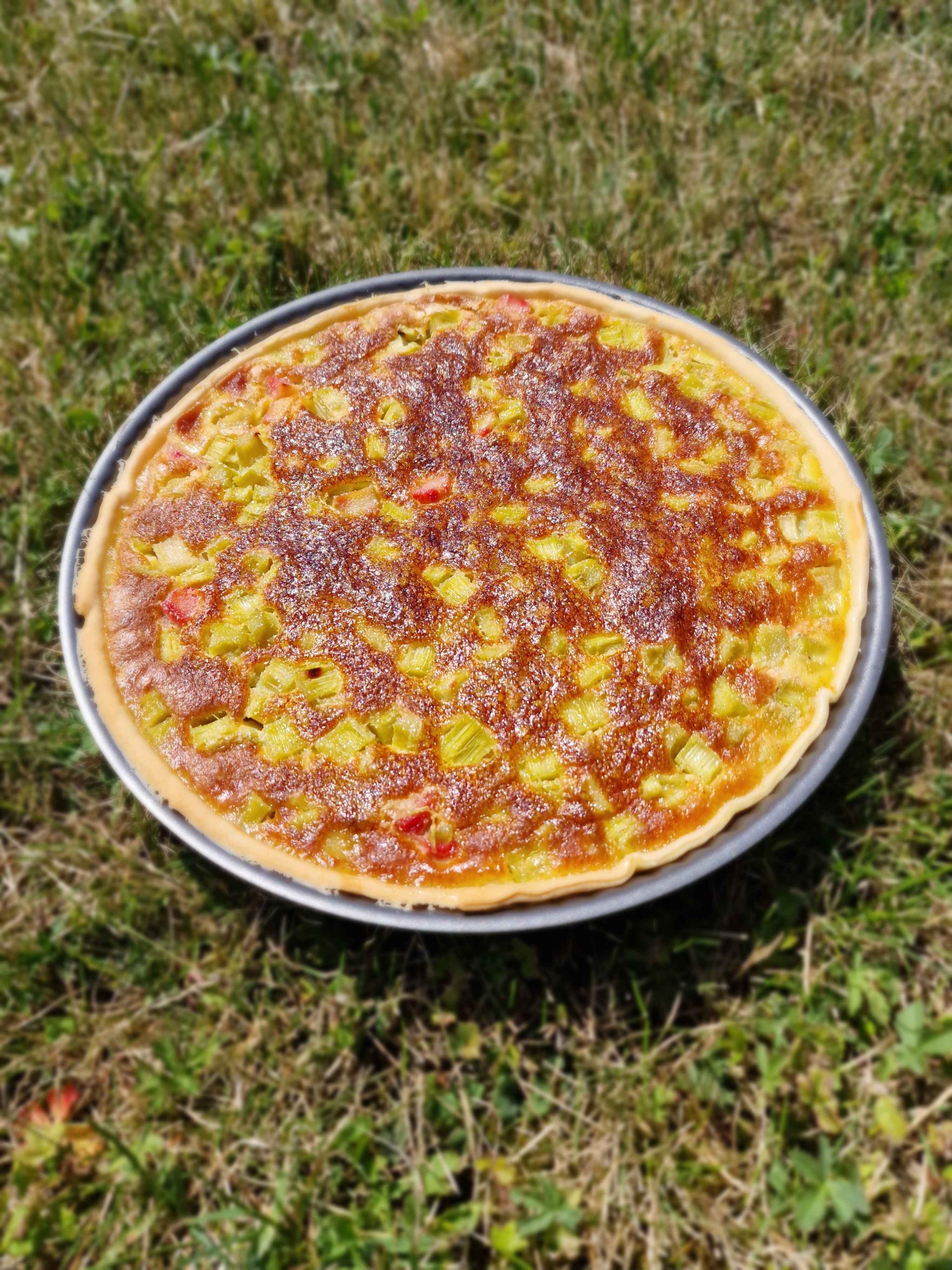 Tarte à la rhubarbe (Lorraine) tarte à la rhubarbe lorraine